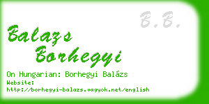balazs borhegyi business card