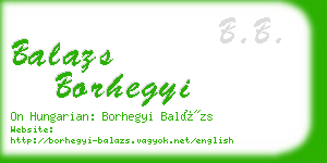 balazs borhegyi business card